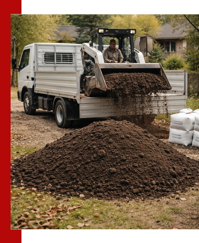 Доставка садовой земли в больших объёмах в Ухте