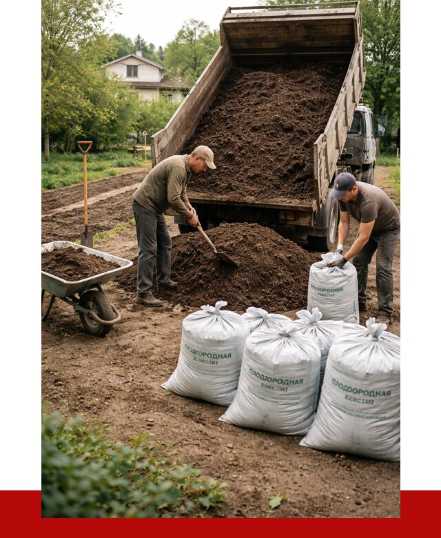 Плодородная смесь в Ухте от 4253 р./куб с доставкой | ПРОНЕРУДХта