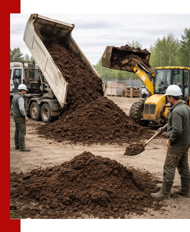 Доставка торфа оптом и в мешках в Ухте