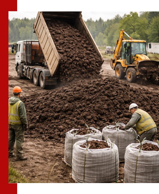 Доставка нейтрального торфа в Ухте оптом и в розницу
