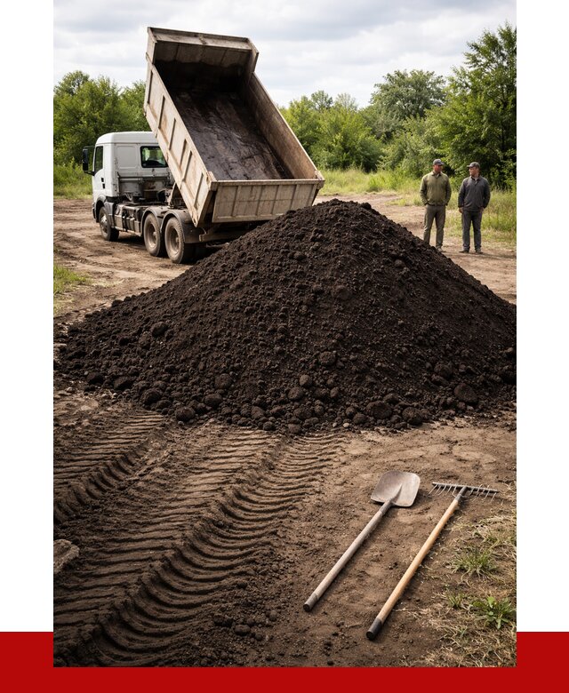 Купить чернозем навалом в Ухте от 1215 р. за куб | ПРОНЕРУДХта