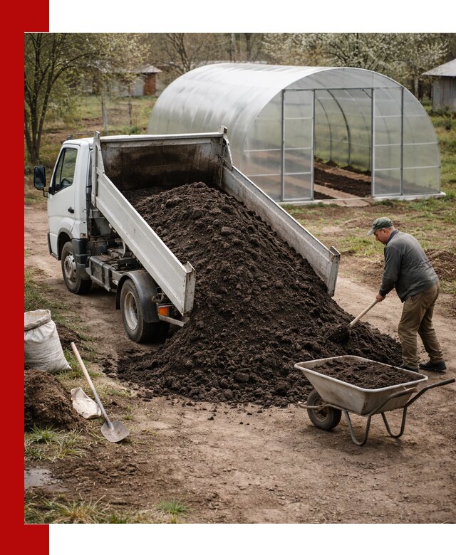 Чернозем для теплицы с доставкой в Ухте