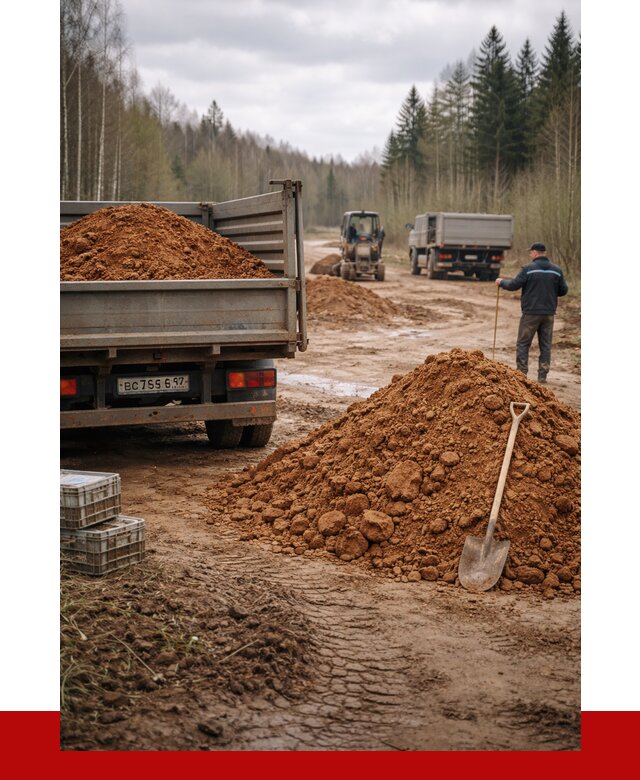 Глина и суглинки в Ухте от 4556 р. за куб | ПРОНЕРУДХта