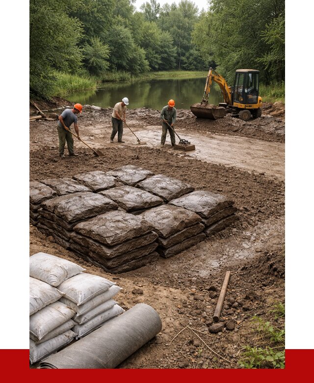 Купить глину для пруда в Ухте от 4556 р. с доставкой | ПРОНЕРУДХта