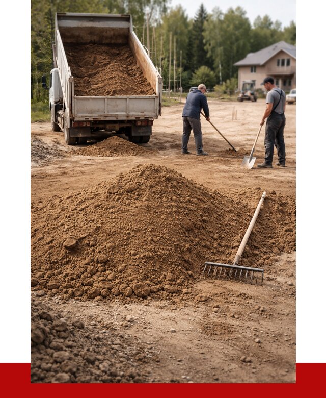 Суглинок для планировки в Ухте с доставкой от 4253 р. | ПРОНЕРУДХта