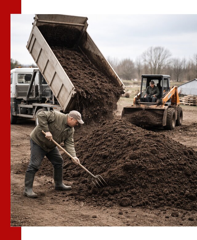 Доставка и продажа перегноя в Ухте быстро и дешево