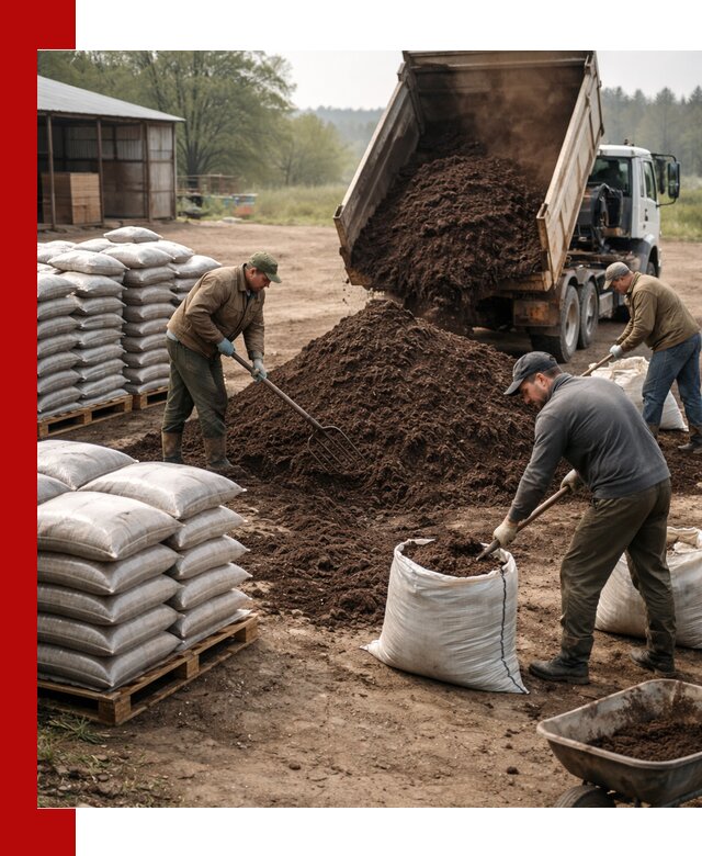 Доставка компоста оптом и в розницу в Ухте