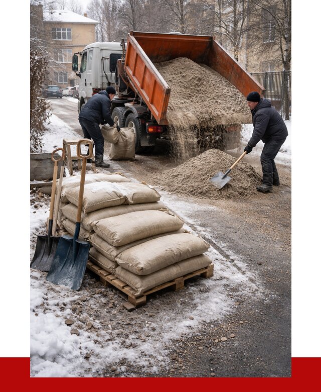 Противогололедные материалы оптом в Ухте от 4253 р. | ПРОНЕРУДХта