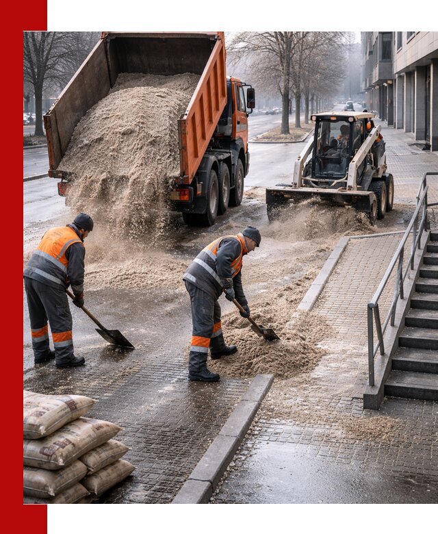 Поставка противогололедных материалов в Ухте