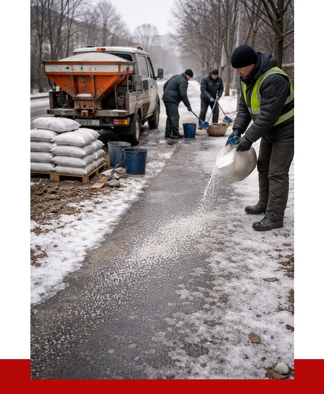 Реагент против гололеда в Ухте с доставкой от 4556 р. | ПРОНЕРУДХта