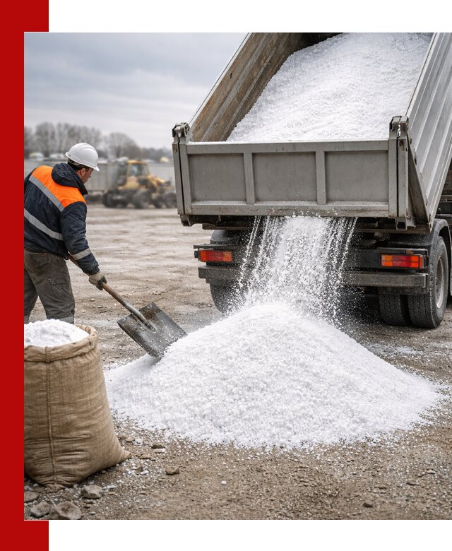 Поставка хлористого натрия оптом и в розницу в Ухте