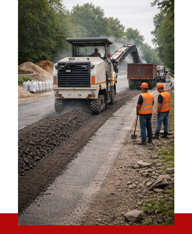 Фрезерованный асфальт в Ухте от 2228 р./куб. | ПРОНЕРУДХта