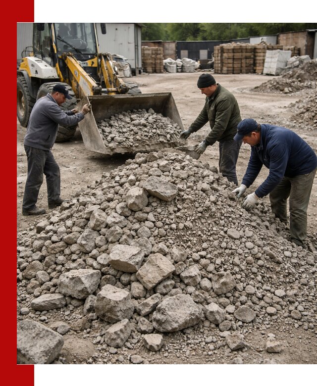 Демонтаж и вывоз бой бетона в Ухте