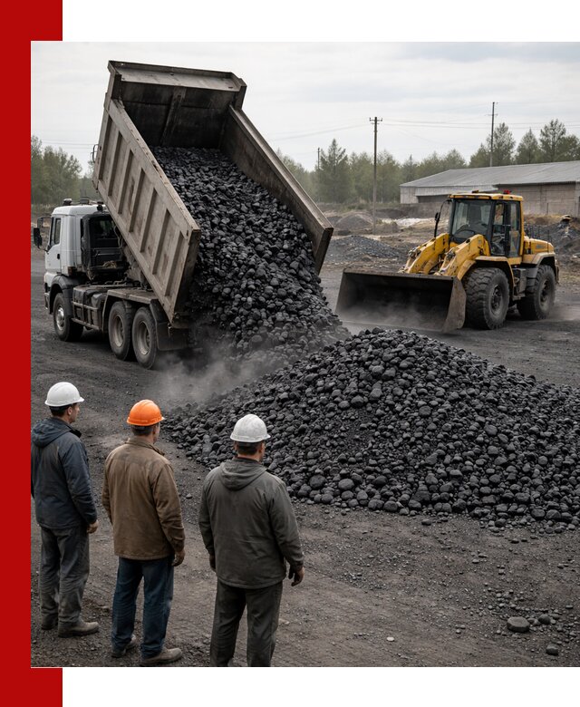 Доставка угля антрацита в Ухте с самосвалами и погрузкой