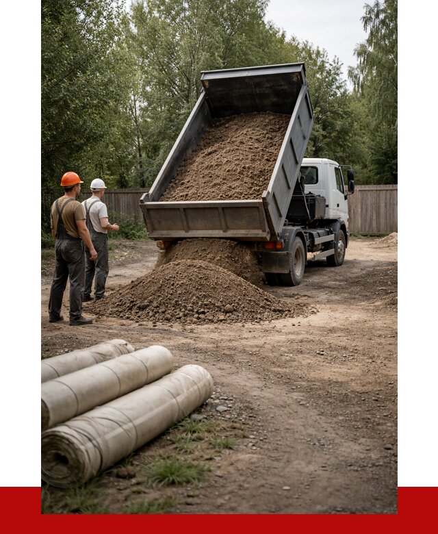 Доставка сыпучих материалов самосвалом в [cvi] от 4253 р. | ПРОНЕРУДХта