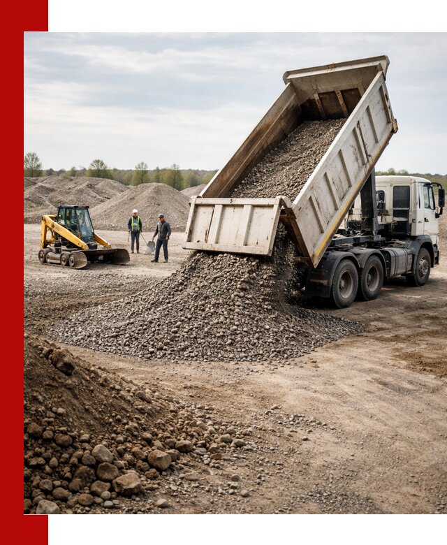 Доставка самосвалом 25 м³ в Ухте быстро и надежно