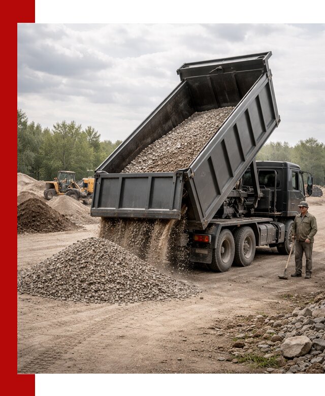 Доставка самосвалом 30 м3 по выгодным ценам в Ухте