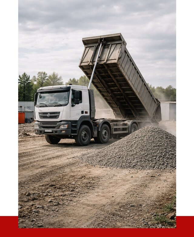 Доставка самосвалом 40 кубов в Ухте от 9113 р. | ПРОНЕРУДХта