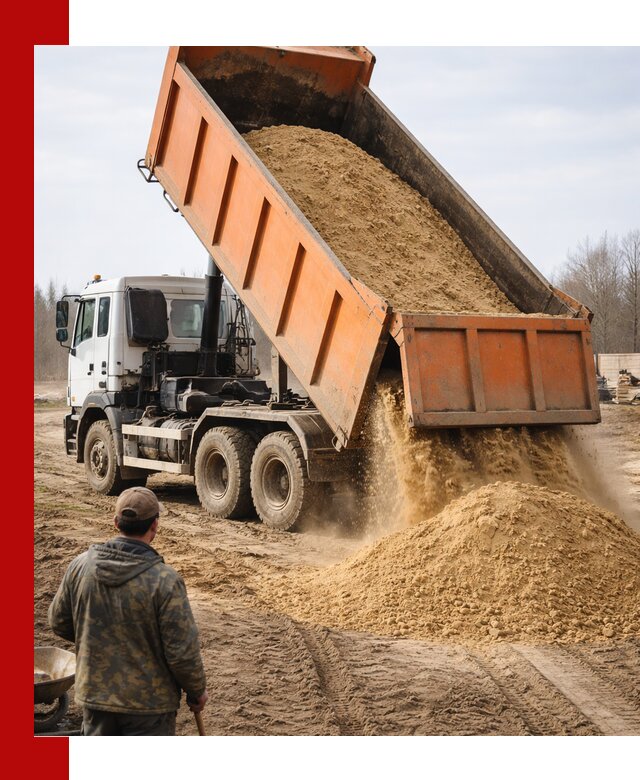Аренда самосвала 20 тонн для перевозки грузов в Ухте