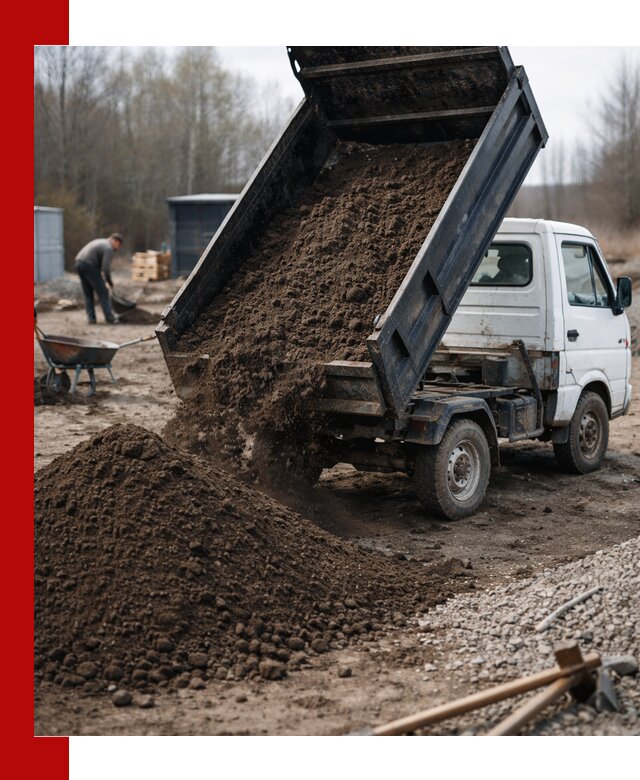 Аренда минисамосвала в Ухте для доставки сыпучих материалов