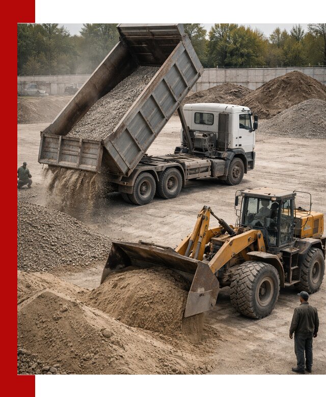 Перевозка сыпучих грузов самосвалами и бортовыми в Ухте