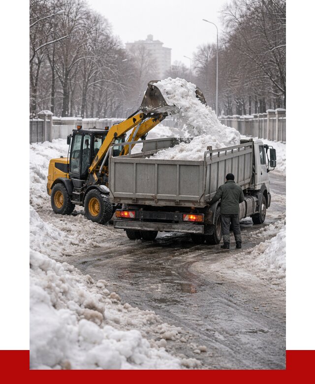 Вывоз снега с погрузкой в Ухте от 3544 р. ПРОНЕРУДХта