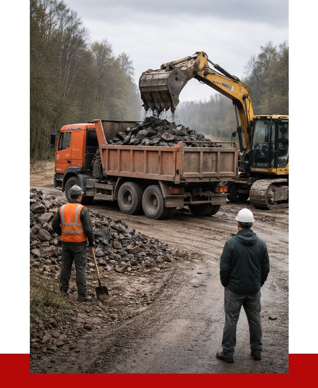 Вывоз асфальта в Ухте от 4556 р. самосвалом ПРОНЕРУДХта