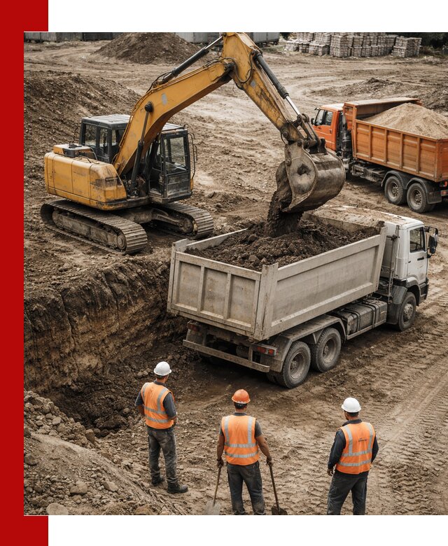 Разработка грунта для строительства и благоустройства в Ухте