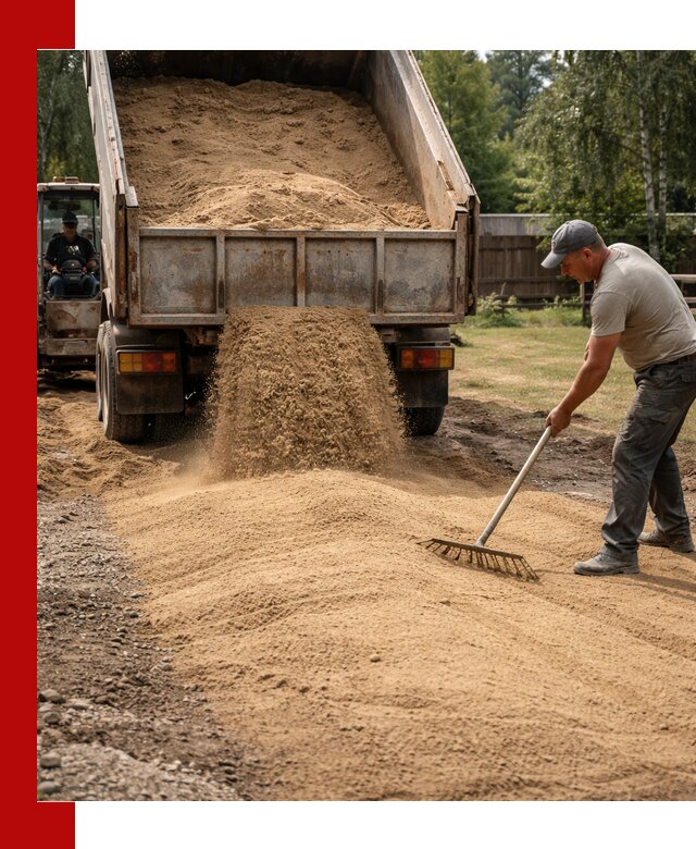 Отсыпка участка песком в Ухте быстро и качественно