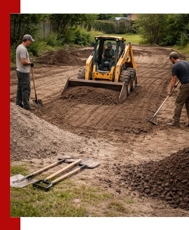 Планировка участка грунтом с вывозом и доставкой в Ухте