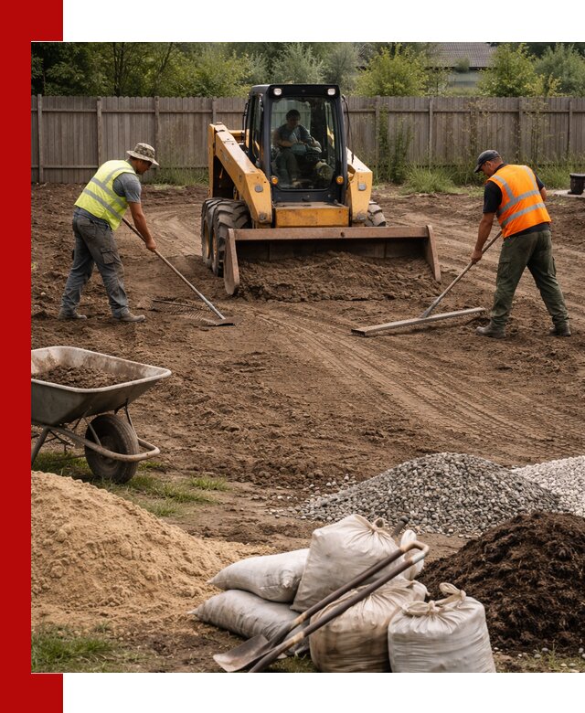Выравнивание участка под строительство и благоустройство в Ухте
